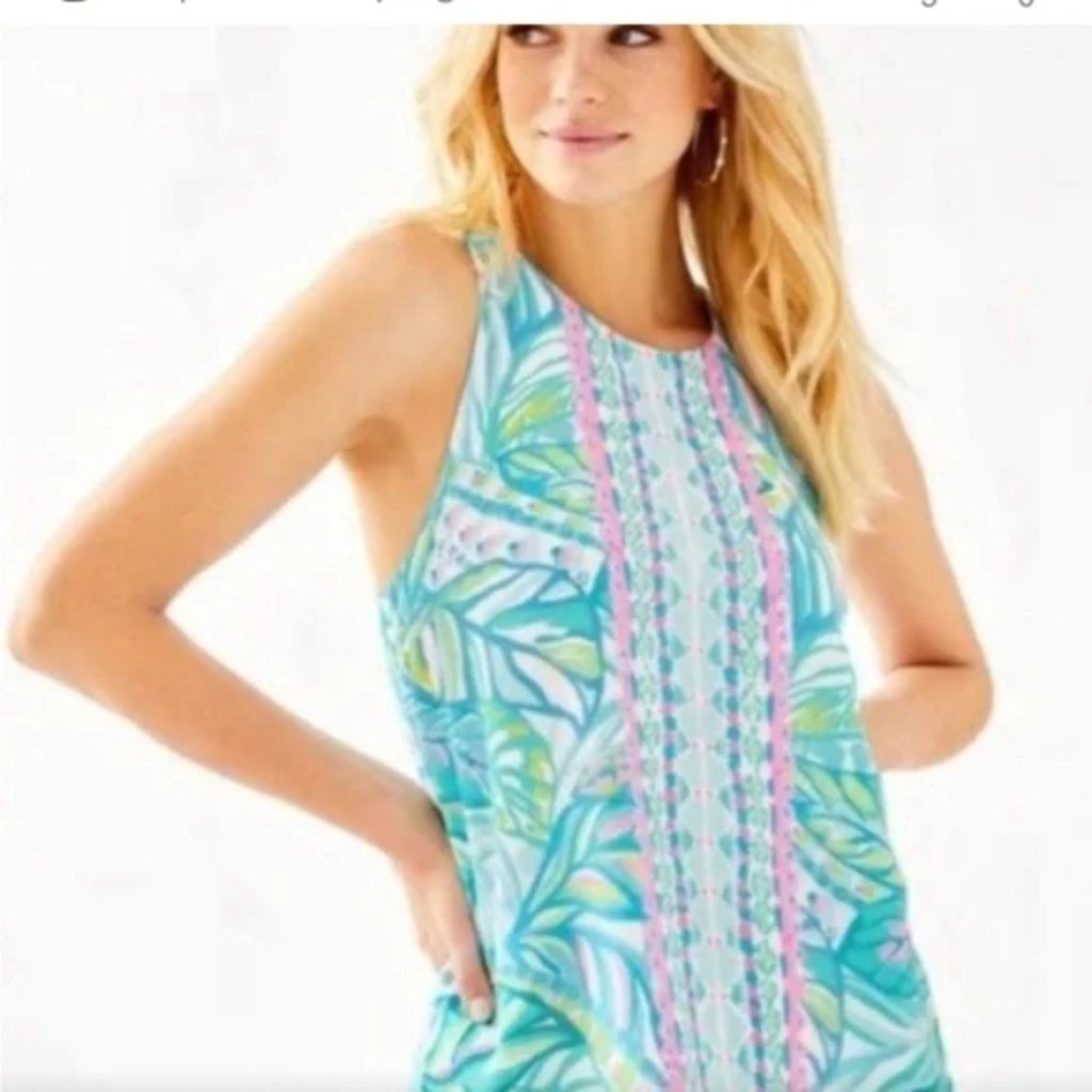 Lilly Pulitzer Nwt Multicolor Tropical Tank Top